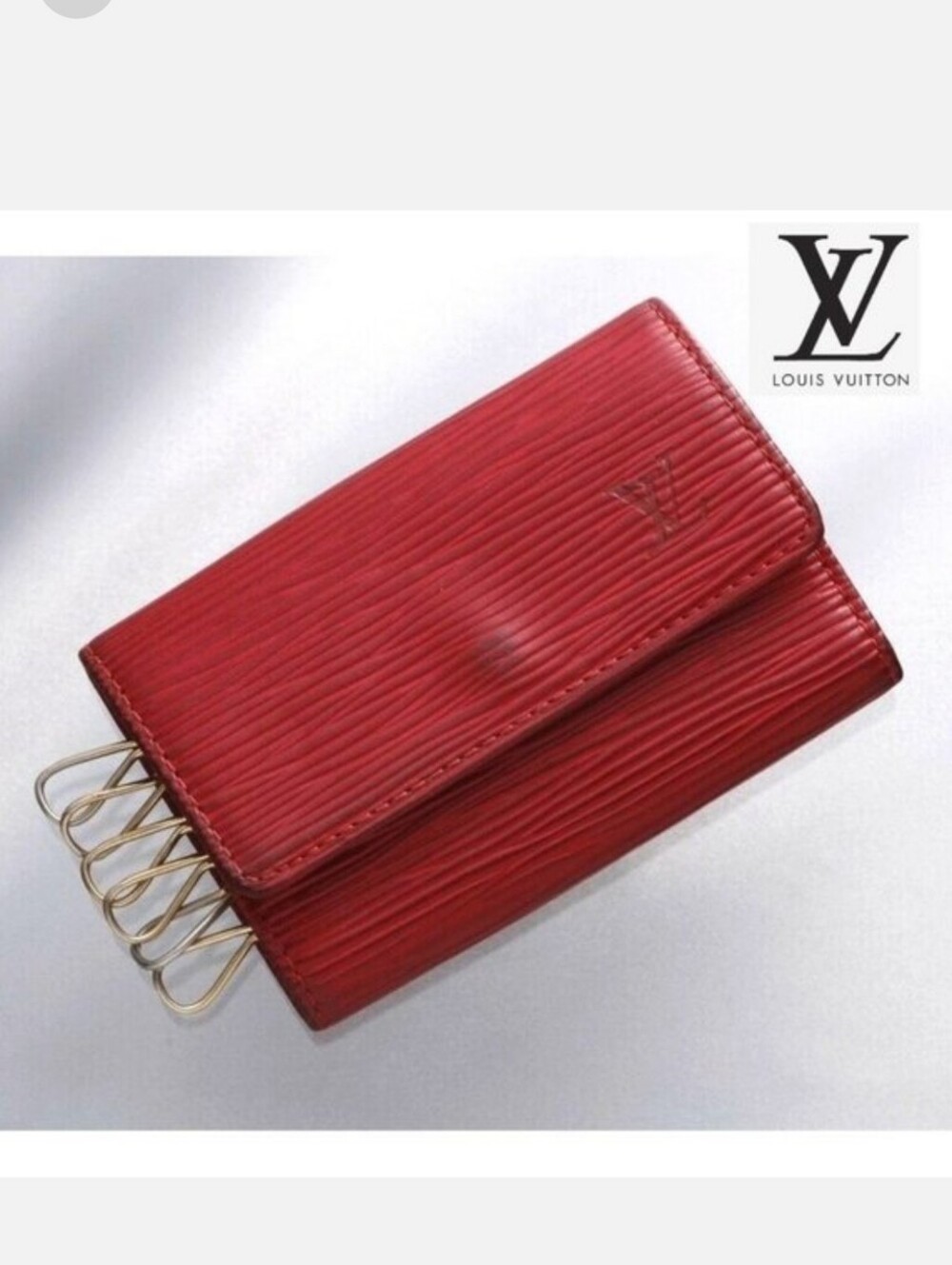 Louis Vuitton Epi 6-Ring Key Case Authentic